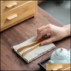 Koffie thee gereedschap drinkware keuken eetbar home tuin houten clip eenvoudige huishoudelijke thee set tool theekop gebogen clips draagbare bamboe na