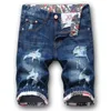 Mode Herren Ripped Kurze Jeans Marke Kleidung Bermuda Sommer 100 Baumwolle Shorts Atmungsaktive Denim Männliche Größe 28 38 220621