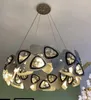 Postmodern lyxig LED-pendellampor Belysning avancerad mat vardagsrum runt kreativt sovrum villa lobby kristall hängande lampa g9