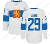 Sj98 2016 Coupe du monde de hockey Finlande Maillot de l'équipe Rinne Laine KORPIKOSKI DONSKOI POKKA AHO KOSKINEN LEPISTO Hommes Femmes Jeunes Maillots Hoceky personnalisés