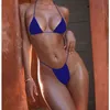 Designer Beach Thong Fashion Swimsuit Bikini Set European and American New Style Lace Up Bikini Sexy Solid Color Split Womens Swimsuit Pop Suit