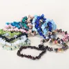 Fili di perline Braccialetto di pietre preziose naturali irregolari Cristalli gialli Acquamarine trasparenti Bracciali multicolori per le donne Braccialetti Gioielli Inte22