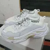 2021 gros plate-forme baskets triple s pour casual papa chaussures hommes femmes plat 17fw paris blanc noir beige Luxurys Designers Chaussures