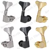 A Set 6 Pcs Gold Fish Tail Buttons 6 String Bass Guitar Tuning Pegs Tuners Machine Heads