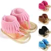 Pudcoco US Stock Fashion Lovely Baby Toddler Spädbarn Tassel Moccasin Sandal Girls Kids Soft Sole Shoes 018m 220621