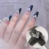 10 pezzi 3D metallo Zircone Nail art gioielli a forma di cuore Decorazioni per unghie Cristallo di alta qualità Manicure Zircone Diamante Charms 220525