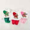 Crianças Conjunto de roupas de duas peças Girls Clothings Girl Girl Baby Spring Spring Use manga comprida Preço de fábrica de ternos para bebês