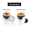 icafilas for Nespresso Coffee Capsule with Foils Lid Espresso Disposable Filter Pod Aluminum Cover Kitchen Mahicne 220509