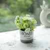 Decorative Flowers & Wreaths Creative Cement Pot Home Simulation Flower Bonsai Decoration Artificial Plant