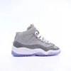 Classic 11 BRED LEGEND BLUE Cool Grey XI Basketball sneaker Children Boy Girl Kid youth sports shoes size EUR26-35