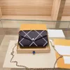 Projektanci torby Wysoka jakość luksusowe kobiety na ramię krzyżowe torebka torebka wszechstronna łańcuch trzecia w jednej karcie portfela case Moneybag Mały