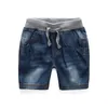 Meninos jeans de verão shorts crianças shorts cowboy algodão calça curta casual menino calça 2-14 anos de roupa infantil 220707