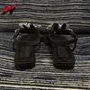 2022 Zomer platte sandalen strass boog-knoop slippers strand slippers zwarte blanke vrouw schoenen