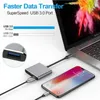 Hub di networking 3 in 1 USB-C 3.1 Tipo C a 4K 4K HDMPATIBILE USB 3.0 Adattatore di ricarica Cavo OTG Convertitore per laptop Huawei P50 P40 P30 Mate40 Samsung S20 S11 S10 S9 S8 PLIGE