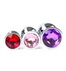 Cricle Heart Metal Butt Plugs Anal Plug Unisex Sex Stopper 3 Different Size Men Women Anal Toys Trainer for Couples S/M/L