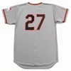 GlaC202 San Francisco Vintage Baseball Jersey 26 JEFFREY LEONARD 1982 JOHN MONTEFUSCO 1976 27 JUAN MARICHAL 28 BUSTER POSEY 1970's FUENTES 30 CHILI