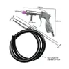 7st slipande luftsandblästring pistol kit 1 keramiskt munstycke 1 stål munstycke 1 sand sugrör industriell sandblaster pistol 2208156579773