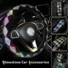 Ratt täcker bling rhinestone diamant cover universal biltillbehör dekor bakspegel diy auto inredning