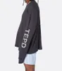 22FW春夏USAワッフルレターTシャツTEE高品質シンプルデザイン長袖ロゴ女性メンズファッションTシャツ