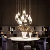 Kolye lambalar Kısa cam lamba tasarımcı tarzı bir oturma odası yatak odası başucu koyun pencere ticari restoran bar sayacı chandelierpe