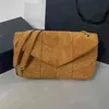 5a matt läder messenger väska mocka handväska kuvert stil axel väskor mode brev gyllene kedja klaff crossbody handväska handväskor dam