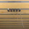 Hooks Rails 12st Practical Iron Shelf Storage Pegboard Hanger For Supermarket Ornament Display Rack slotplatta krok universalhooks