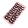 Pestañas Ruso Curl Pink Tray Eye Lashes Faux Mink Lash Extension Natural Long Fake Eyelash Maquillaje Herramientas