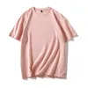 Överdimensionerad högkvalitativ 100% bomullskvinnor T-shirts Fashion Tops Herrkläder Basic Clothes for Teenagers Lovers 'Sweatshirts 220525