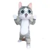 Costumi per mascotte di gatto Fursuit di scena Carnevale Regali di Hallowen Adulti unisex Fantasia Giochi di società Outfit Festeggiamenti per personaggi dei cartoni animati