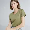 Frauen T-Shirt T-shirts Dame Einfarbig T-shirts Kurzarm T Shirts Weibliche Sommer Tops für Frau T-Shirts 220525