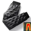 KKSKY Winter 90% White Duck Down Men Pants Casual Thick Waterproof Men's Cold-proof Trousers Warm Outside Homme 220325