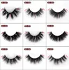 Newest Premium Thick Natural Mink Fur Hair 3D False Eyelashes Extensions Soft & Vivid Full Strip Fake Lashes Handmade Reusable Makeup Accessories for Eyes DHL