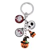 Keychains PF1403 Halloween Pumpkin Söt pendelle Key Chain Keys Rings Holder Creativity Jewelry Accessories Gifts Fred22