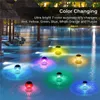 Luci da piscina galleggianti solari Lampade a sfera subacquea galleggianti per esterni impermeabili Lampada da notte per decorazioni da nuoto per feste