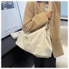 Evening Bags Casual Pillow Shoulder Bag Female Nylon Large Capacity Commute Women's 2022 Trend Solid Fashion Students Book BagEvening