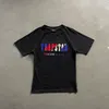 22SS Neues Trapstar London-T-Shirt für Männer und Frauen, 1:1-Top, bestickter Chenille-Anzug mit entschlüsseltem Akkord – Revolution Luxury Designer Trapstars T-Shirt-Polo