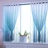 Perde Drapes 1 PCS Gradyan Ekran Perdeler Şifreleme Basit Modern Işık Taşıyıcı Ev Oturma Odası Bölümü Balkon F8391Curtain