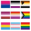 90x150cm homosexual Philadelphia Philly LGBT Gay Pride Rainbow Flag Home Decor Gay Friendly LGBT Flag Banners CPA4205 0323