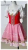 Red Chipollino Variation Professional Ballet Dress For Girls Ballerina Tutu Dress BT4144