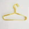 25cm Children Rose Gold Metal Clothes Shirts Hanger Small Strong Coats Hanger for Kids