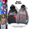 Hoodie 3D Foam Printing Sweatshirts Kan CPFM Touch My Sould Ye يجب أن تولد مرة أخرى رجال الرجال نساء عالي الجودة أطفال يرون الأشباح VIP 6IL7