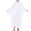 Sublimation Cape de barbier imperméable Capes de salon professionnelles Organisation de coupe de cheveux unisexe Tabliers de coupe de cheveux avec décolleté réglable