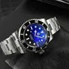 San Martin 40.5mm Water Ghost V3 Sub Diver Luxe Hommes Montre NH35 Automatique Mécanique Montres-Bracelets Saphir 20Bar Lumed 220407