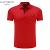 business polo shirt with pocket with customize /polo shirt men business/business short sleeve polo shirt 220608