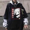 2021 Anime Min Hero Academia Tryckt Hoodie Unisex Rolig Långärmad Himiko Toga Oversize Hip Hop Sweatshirt