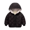 어린이면 줄 늘어서 가을과 겨울 2021 새로운 어린이 다운 재킷 어린이 다운 재킷 베이비 코튼 재킷 J220718