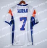 Football Jerseys 7 Alex Moran 54 Thad Castle Football Jersey Blue Mountain State BMS TV Show Goats Double Stitched Name and Number Top Quality