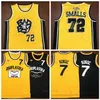 XFLSP Mens Toni Kukoc Basketball Jersey # 7Jugoplastika Jugoslavia Badboy # 72 Biggie Smalls Notorious B.I.G. Stitched Bad Boy Jerseys S-3XL