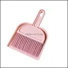 Brooms Dustpans Household Cleaning Tools Housekee Organization Home Garden Desktop Broom Dustpan Set Mini Handy Dust Swee Brush For Table