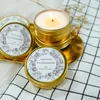 40G Golden Aluminium Can Scented Candle Cup Romantic Birthday Arrangement Surprise Decoration Utsökt bröllopskamrat gåva